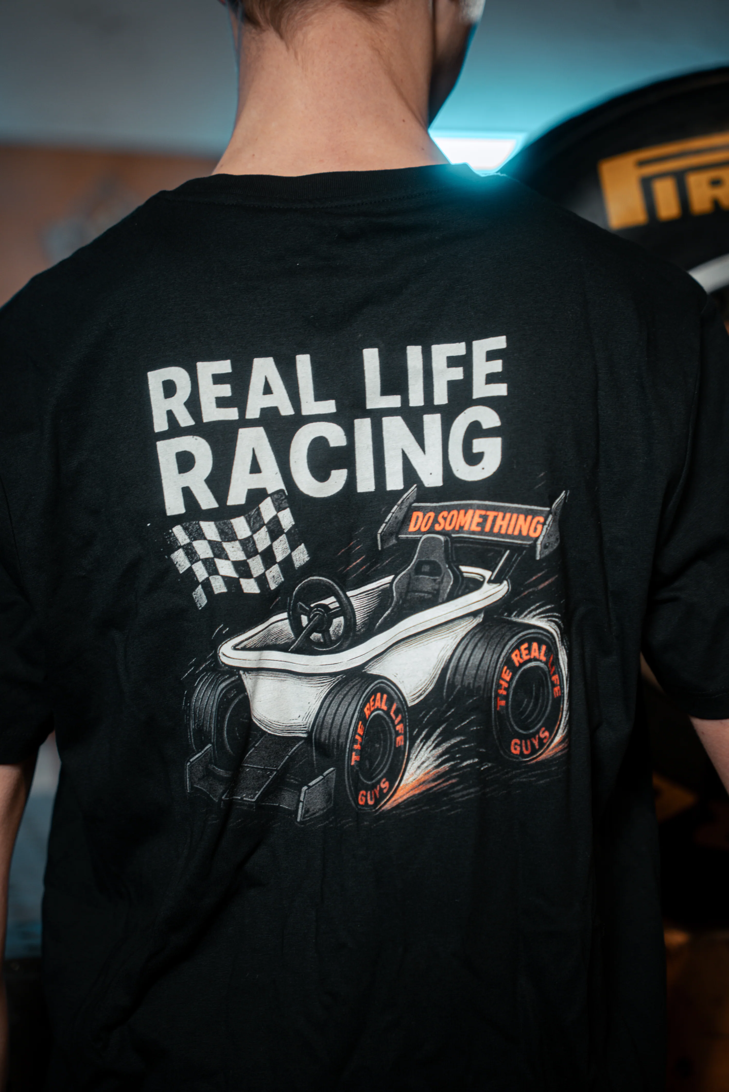 Real Life Racing T-Shirt - Image 4